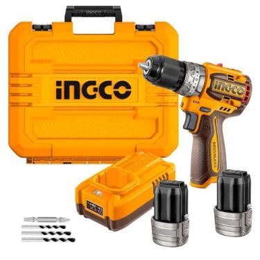 Imagem de Parafusadeira e Furadeira de Impacto a Bateria 16V M16 Ingco CIDLI1668