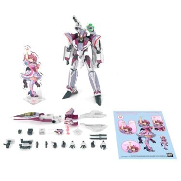 Imagem de BANDAI Spirits HG Macross Δ (Delta) VF-31C Siegfried (Mirage Farina Genus Machine) Conjunto Deluxe, Escala 1/100, Modelo de Plástico Codificado por Cores