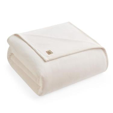 Imagem de UGG Cobertor de lã solteiro Coco para cama – Decoração de quarto aconchegante e luxuosa, roupa de cama macia e quente de inverno, cobertor pesado e decoração de Natal branca, presentes para