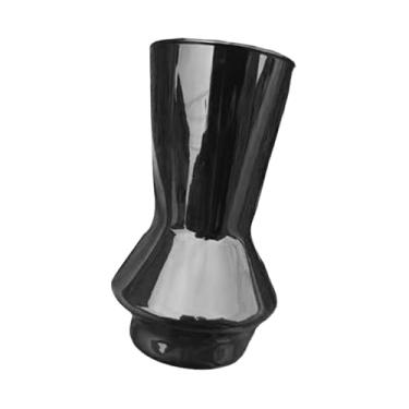 Imagem de Bothyi Vaso de Vidro para Flores, Estilo Boho, Preto, Ideal para Centro de Mesa, Decoração de Quarto, Escritório Ou Qualquer Outra Necessidade. Ótima Opção D