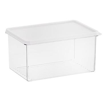 Imagem de POCREATION Recipiente para Armazenamento de Alimentos, Recipiente de Preparo de Refeições Com Grande Capacidade e Tampa de Vedação Perfeita, para Vegetais Frutas Lanches Microondas Freezer