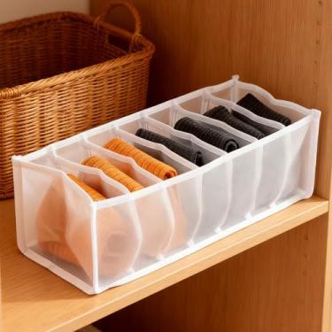 Imagem de Organizador de roupas íntimas, sutiã dobrável, organizador de gaveta para meias, sutiãs, gravatas