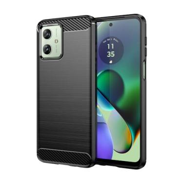 Imagem de Capa macia para moto g64y 5G / moto g64 5G Moto g64y 5G / Moto g64 5G [larfbulroc] capa protetora de silicone TPU macio para moto g64y 5G / moto g64 5G (preto)