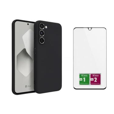 Imagem de Kit Proteção Completa para Galaxy A56 – Capa Preta Anti-Impacto + Película Cerâmica 9D ou Privacidade 3D (Cerâmica 9D)