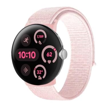 Imagem de BlackPro Compatível com Google Pixel Watch 4 de 45 mm/3 de 41 mm, pulseira esportiva respirável ajustável para Google Pixel 4/3/2/1 para homens e mulheres (rosa claro, Pixel Watch3/4 (45 mm))