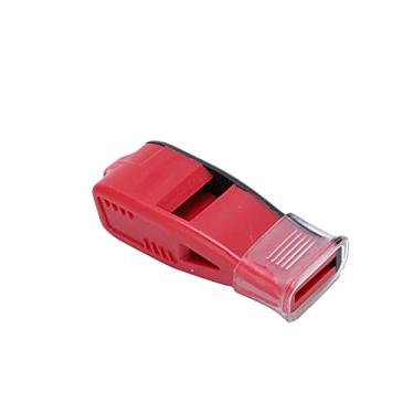 Imagem de aqxreight Apito de Massa Sólida Leve Portátil Esportes de Apito para o Vôlei de Basquete de Futebol Amarelo Avermelhado (Preto vermelho)