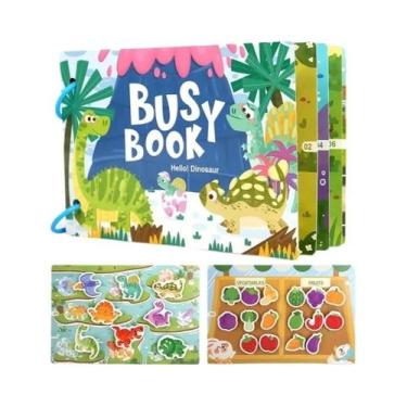 Imagem de Livro Sensorial Montessori Para Bebês, Brinquedo Educativo Silencioso 