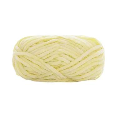 Imagem de Fio De Lã De Veludo Super Macio 100g Material De Tricô Grosso Para Cha