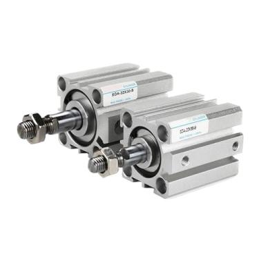 Imagem de BUDVSQC 1 cilindro compacto SDA-B SDA20 SDA25 SDA32 SDA40 SDA50 SDA63 Curso 5/10/20/25/30 Cilindro de pistão pneumático de dupla ação (curso 15 mm, furo 63 mm)
