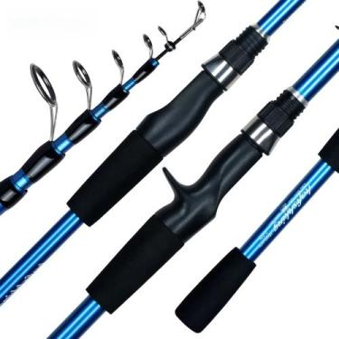 Imagem de Vara De Pesca Telescópica Ultralight Para Casting, 1.8/2.1/2.4m, 3-30g