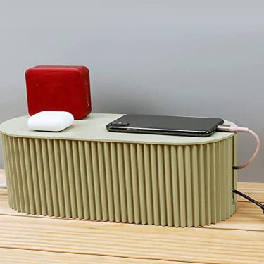 Imagem de Naroote Nordic Plug Board Cabo Fio Organizador Caixa de Armazenamento Suporte de Soquete à Prova de Poeira à Prova D'água para Uso Doméstico, Caixa de Armazenamento de Placa de Plugue de Mesa de