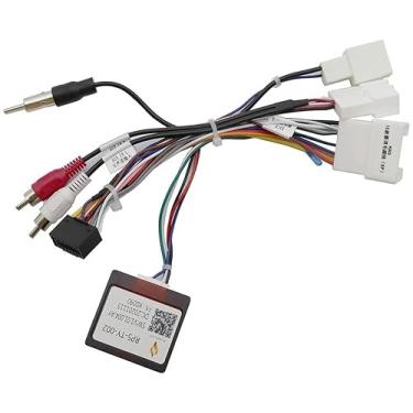 Imagem de Strpump 16 pinos compatível com Toyota Camry Prado RAV4 Sienna Tacoma Tundra Sequoia 4 Runner com amplificador JBL de rádio estéreo automotivo adaptador de fio adequado para navegação GPS Android de