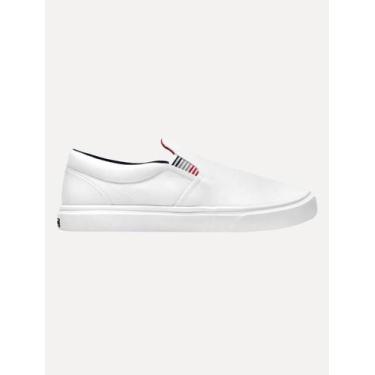 Imagem de Tênis Tommy Hilfiger Masculino Slip On Malcolm 22D Branco, 42