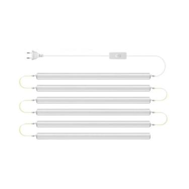 Imagem de Lâmpada De Parede LED DIY 50CM 15W 220V Tubo T5 Com Parafusos Plugue E