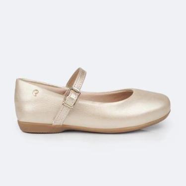 Imagem de Sapatilha Infantil Pampili Bailarina Dourado Lançamento-Feminino