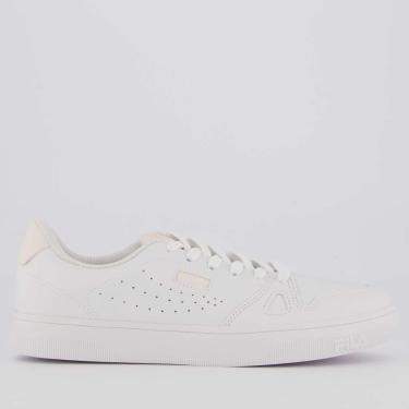 Imagem de Tênis Fila Daily Feminino Branco e Rosa-Masculino