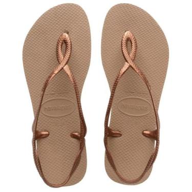 Imagem de Sandalia Havaianas Luna, Rose gold, 37/38