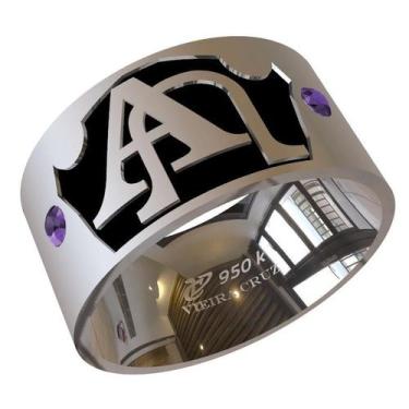 Imagem de Anel de Formatura em Prata de Teologia - Vieira Cruz Joias