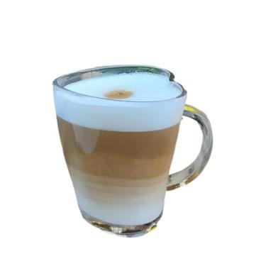 Imagem de Xícara de Vidro Class Home Heart 240mL – Estilo Moderno para Café e Momentos Especiais