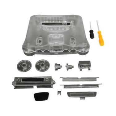 Imagem de Carcaça Substituta Translucida Em 7 Cores Para Console De Videogame Re