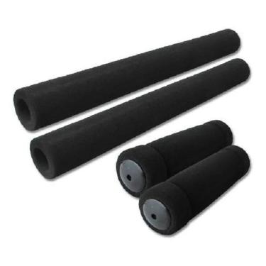 Imagem de 2X Manopla Bike Espuma Moto Guidão Beach Tubete Jogo 4 Peç