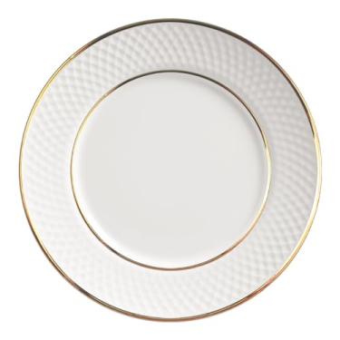 Imagem de Conjunto Alleanza de 6 Pratos Raso Relevo Gold