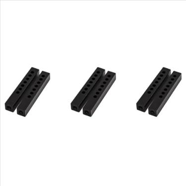 Imagem de MYHWDRNU Peças de carro RC compatíveis com Axial para SCX10 90046 para Traxxas para TRX4 1/10 RC Crawler Car Parts Accessories 6PCS Metal Bumper Mount Holder