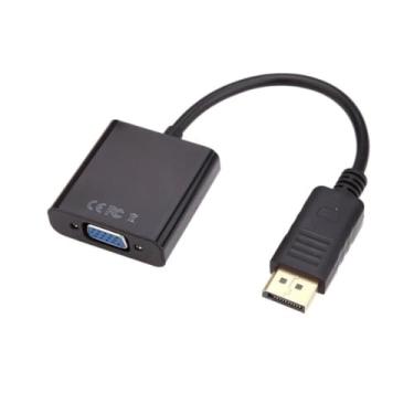 Imagem de Chenyang Adaptador CY DP para VGA, adaptador de cabo conversor de monitor DP DisplayPort macho para VGA fêmea