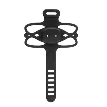 Imagem de Vroomoto Suporte de celular ajustável para bicicleta, suporte seguro de silicone para motocicletas com alça ajustável, ampla compatibilidade para todos os smartphones, antiderrapante e à prova de