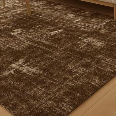 Imagem de Tapete Jacquard Boho Geométrico Antiderrapante para Sala Grande(Obra Arte Marrom,2.00x1.50)