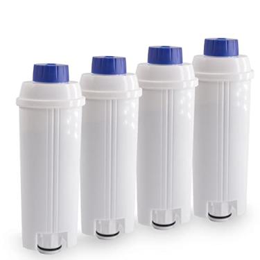 Imagem de 4 peças de Cartucho Substituição Compatível com Máquina Café Delonghi DSL C002 Acessório Água para