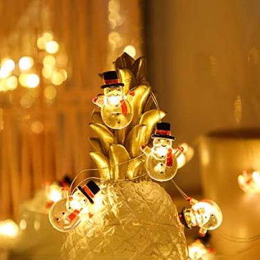 Imagem de Luzes Pendentes Decorativas 30LEDs de Fada com Bateria para Iluminação Festa Jardim Pátio e Quintal