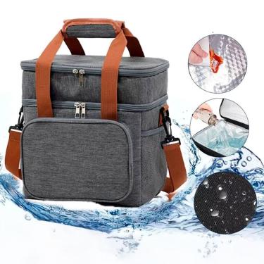 Imagem de Bolsa Térmica Bolsinha Multiuso Escola Reforçada