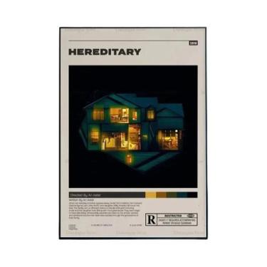 Imagem de Pôster De Arte De Parede De Filme De Terror Clássico Hereditário Minim