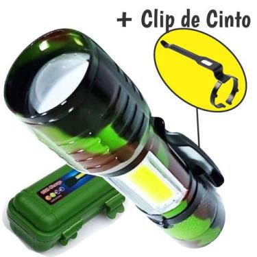 Imagem de Mini Lanterna Portátil 3 Modos Led E Zoom Recarregável USB - Sublime P
