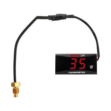 Imagem de Medidor Digital De Temperatura Da Água LCD Universal Para Motocicleta 