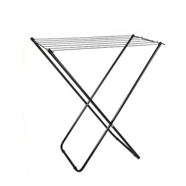 Imagem de Varal de chão Mor SEM ABAS SLIM BRANCO OU PRETO ESCOLHA A COR Arame de chão Varal para roupas(PRETO)