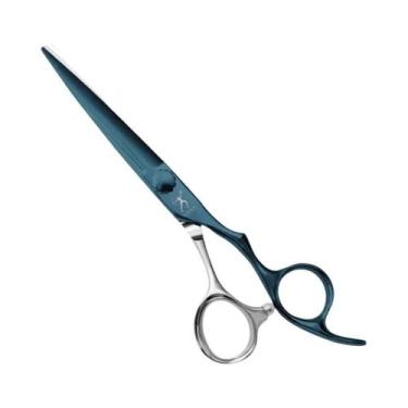 Imagem de Tesoura Profissional TITAN Para Cabeleireiro E Barbeiro ATS314 Em Aço 