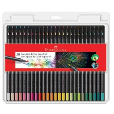 Imagem de Lápis De Cor Supersoft 50 Cores Faber-castell
