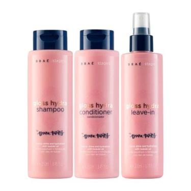 Imagem de Kit Braé Stages Gloss Hydra By Bruna Tavares Trio Shampoo, Condicionad