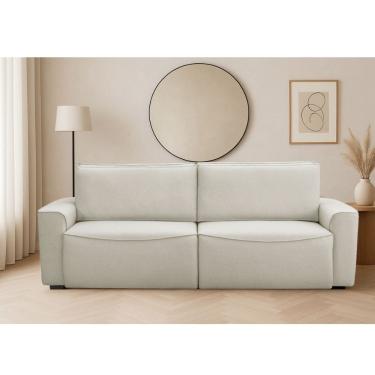 Imagem de Sofa 3 Lugares Retratil e Reclinavel Veludo Nobile Ferguile