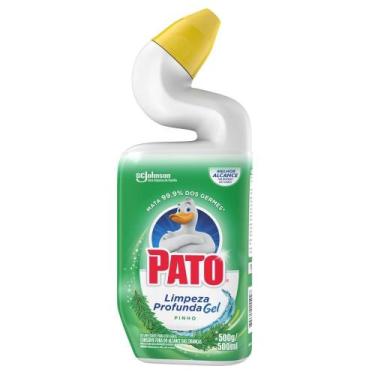 Imagem de Desinfetante Limpeza Profunda em Gel Pinho Pato 500ml, Pinho, 500ml