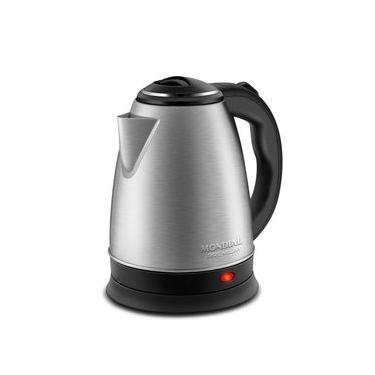 Imagem de Chaleira Elétrica Mondial Pratic CE-06 com Capacidade de 2L - Inox Inox,Preto / 220