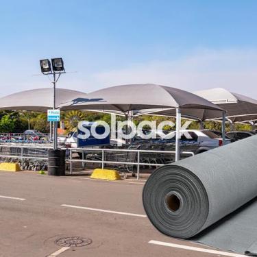 Imagem de Tela para Sombreamento Decorativa Prata 5,20x50M - Decornet - Tela Dec