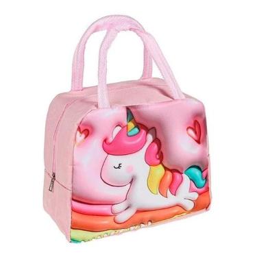 Imagem de Lancheira Bolsa Térmica Astronauta Gatinha Dinossauro Unicornio 4.8L 1
