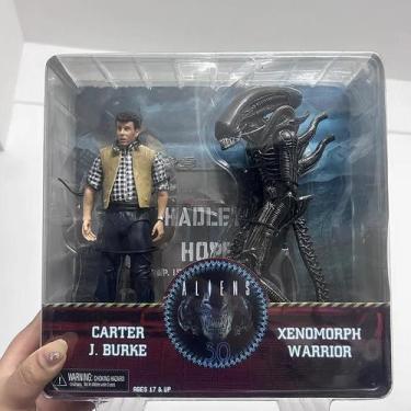 Imagem de Figura De Ação Translúcida Alien Xenomorph 2 Peças NECA Aliens Vs Pred