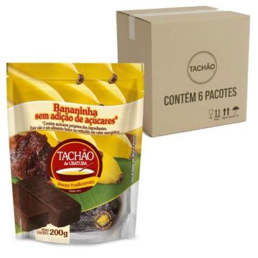Imagem de Kit 6Un Bananinha S/ Adição De Açúcar Tachão De Ubatuba 200G