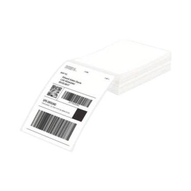 Imagem de Etiquetas Térmicas Diretas 4x6 Polegadas 500 Unidades Papel Resistente