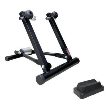 Imagem de Rolo De Treino TRUE FIT Dobravel Com Suporte Base Niveladora, Preto