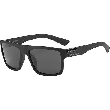 Imagem de Óculos de Sol Masculino Preto Lente Polarizada Proteção UV400 Village Heaven 1035-Masculino